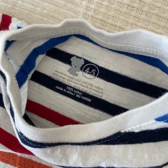 Size 4-5 - Colorful Striped Kids Dress - Picture 3 of 3